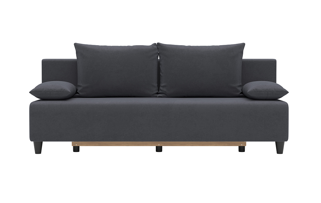 Роджерс М / Диван - кровать 3-х мест велюр parma 27 темно-серый